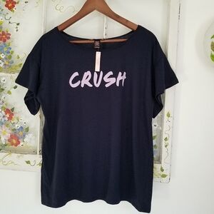 NWT Victoria's Secret Pajama Short Sleeve Crush T shirt  Size Large